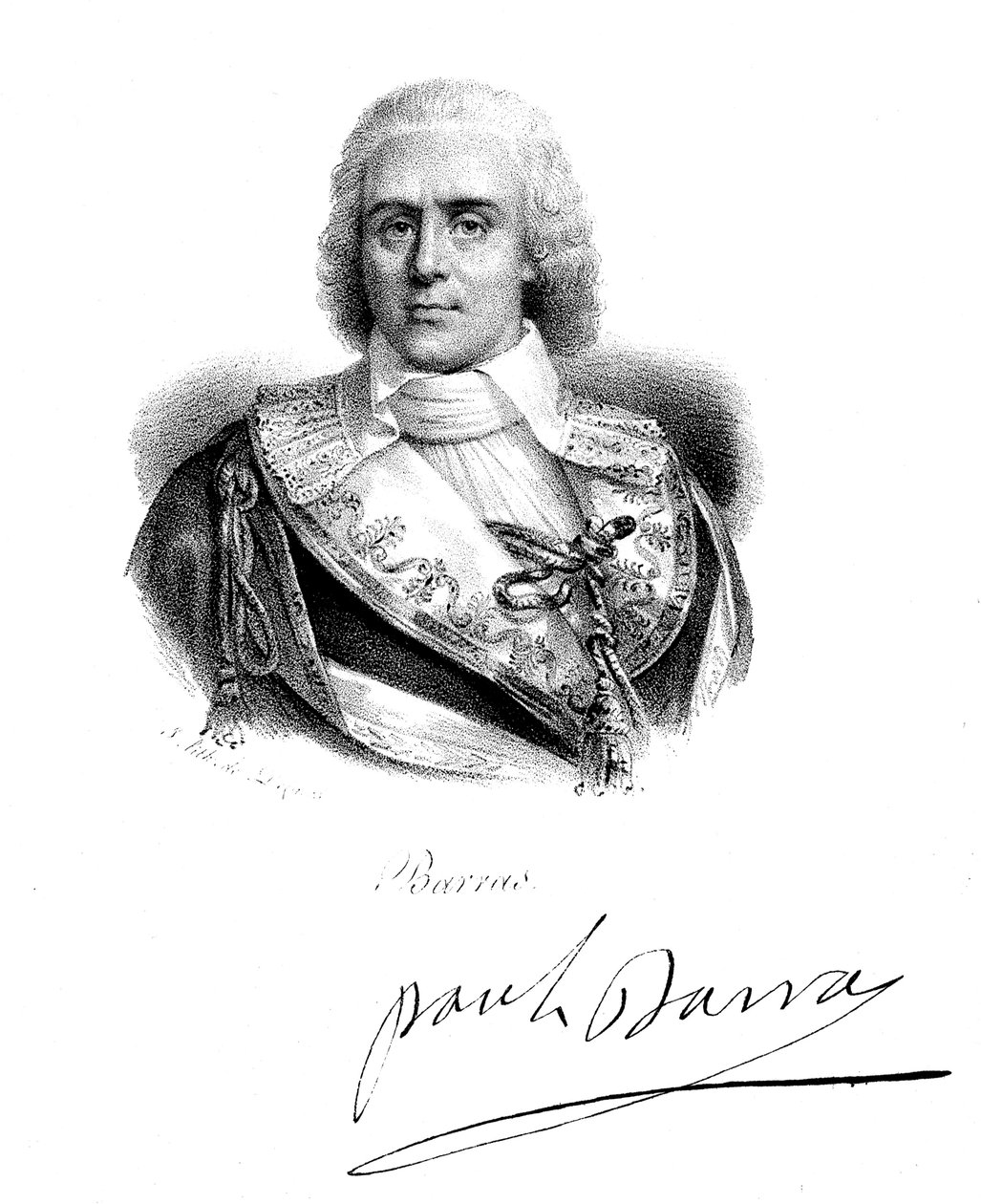 Paul Jean Francois Nicolas, hrabě z Barras 1755-1829, francouzský revolucionář od Unbekannt
