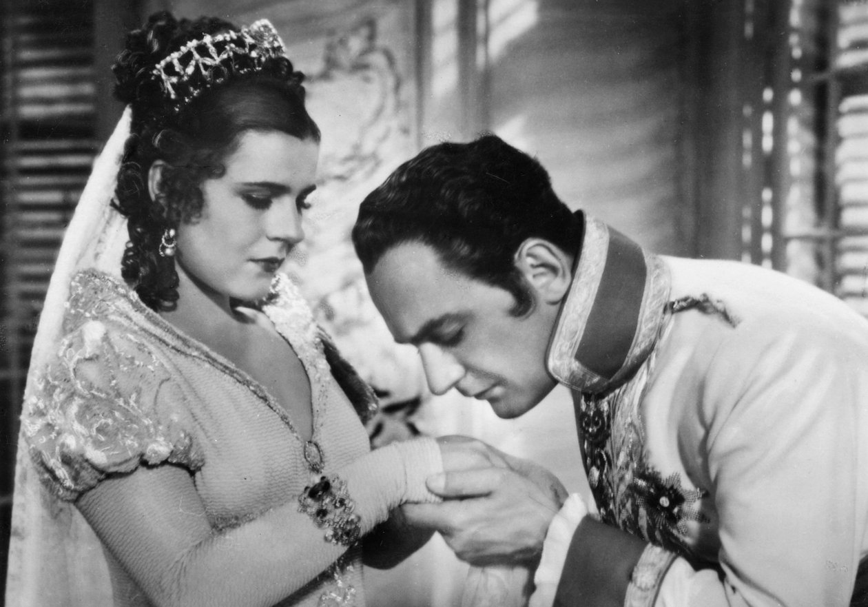 Paula Wessely a Willi Forst, rakouští filmoví herci, 1934 od Unbekannt