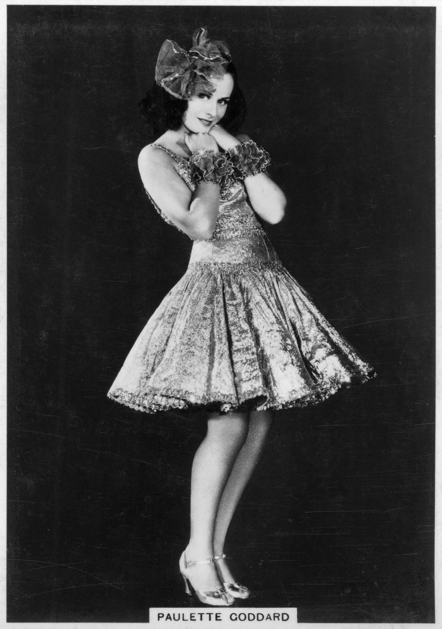 Paulette Goddard , americká filmová a divadelní herečka, 1938 od Unbekannt