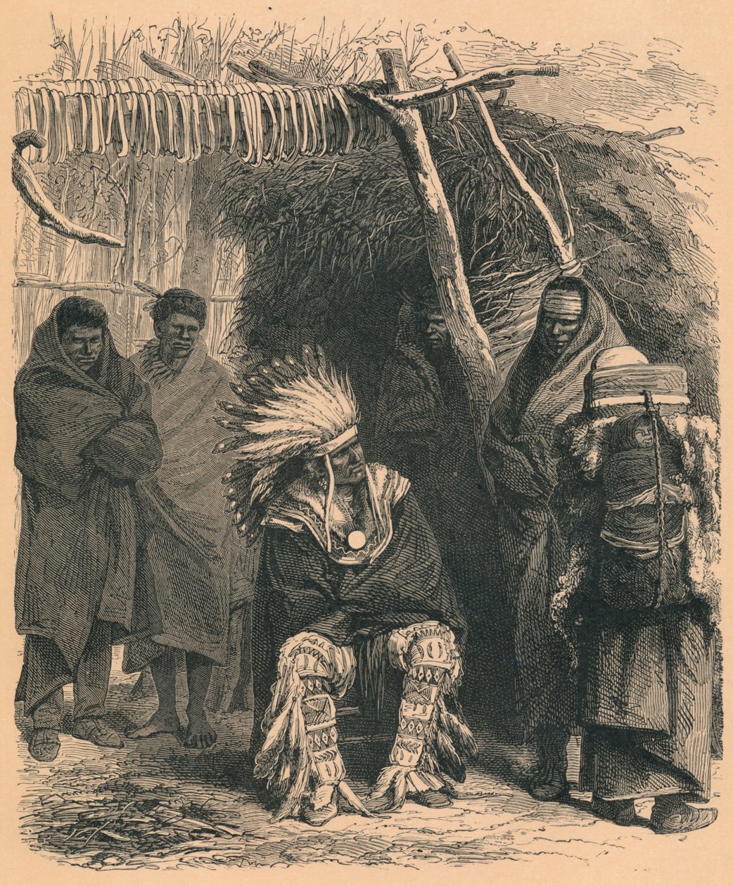 Indiáni Pawnee, 19. století od Unbekannt