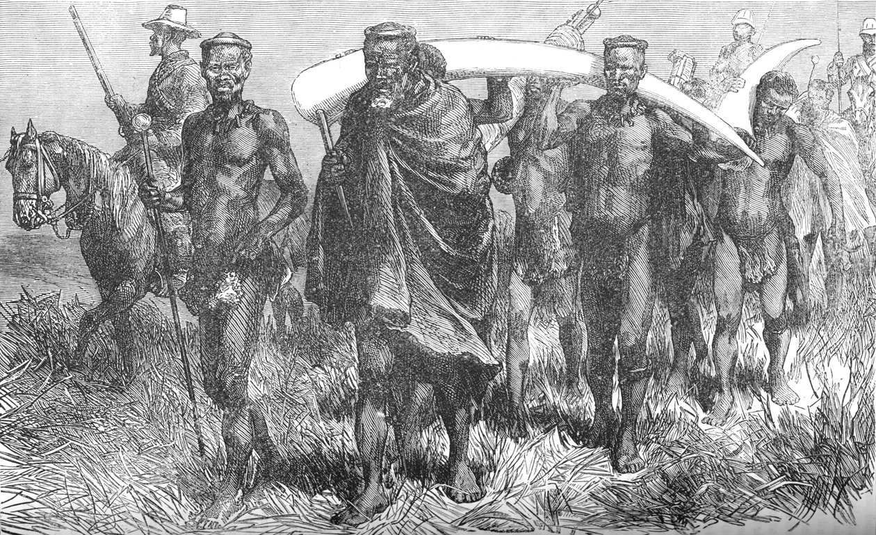 Poslové míru z Cetewaya, c1880 od Unbekannt