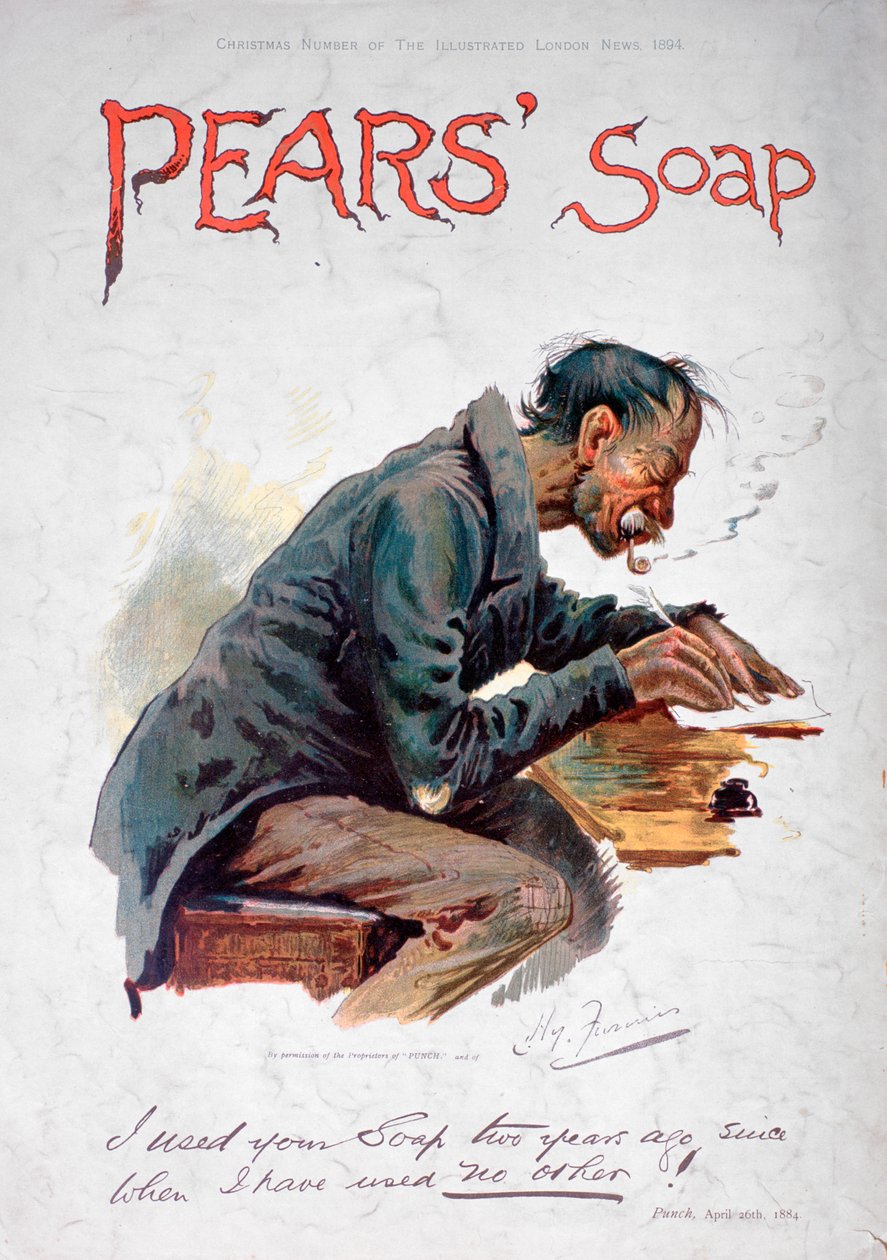Reklama na mýdlo Hrušky, 1894 od Unbekannt