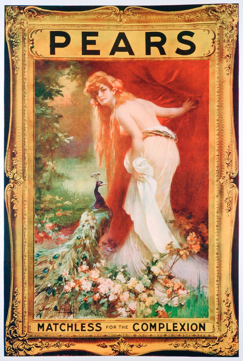 Reklama na mýdlo Hrušky, 1914 od Unbekannt