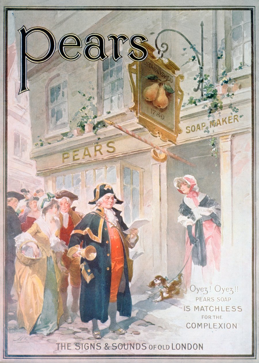 Reklama na mýdlo Hrušky, 1916 od Unbekannt