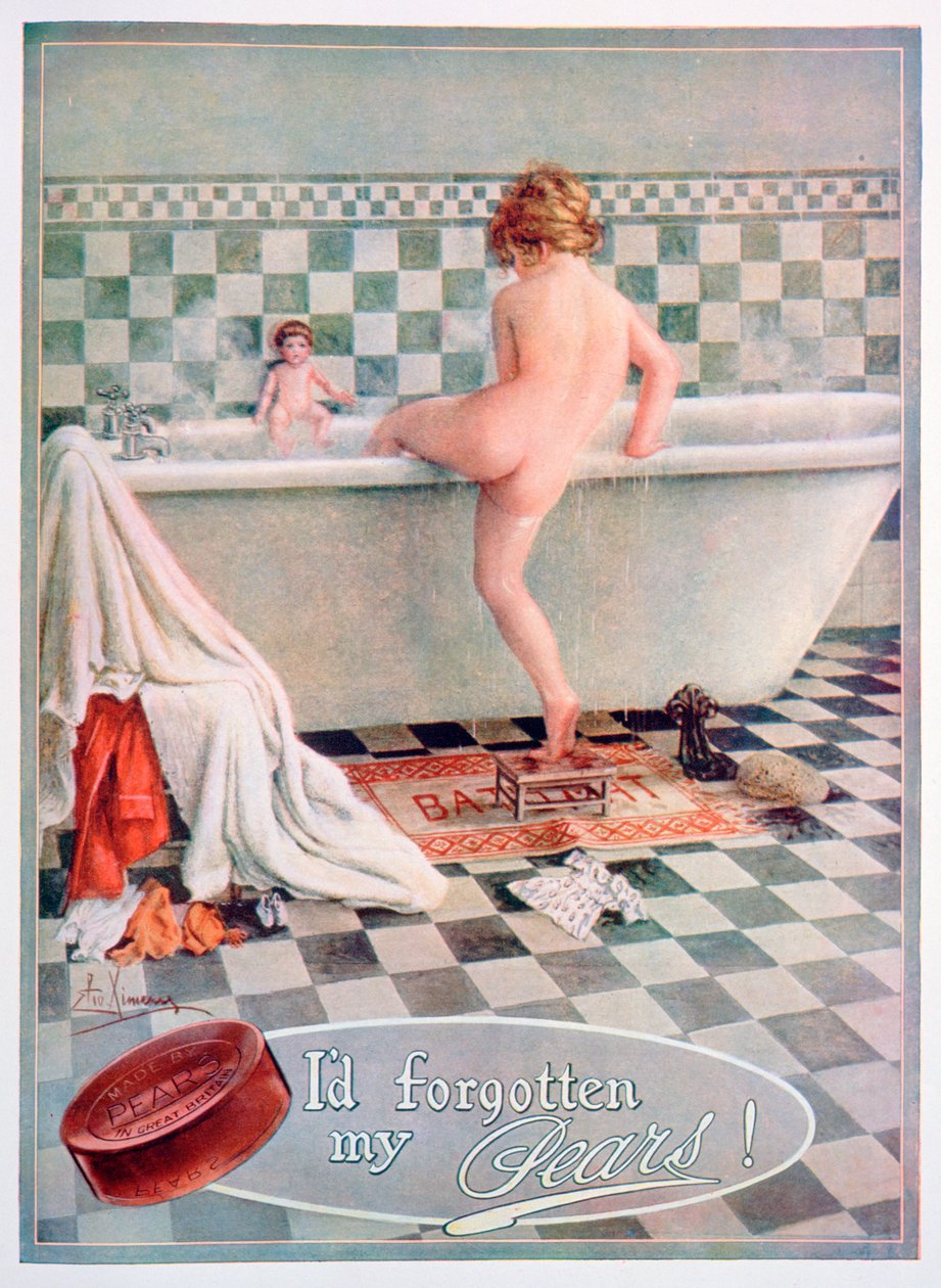 Reklama na mýdlo Hrušky, 1922 od Unbekannt