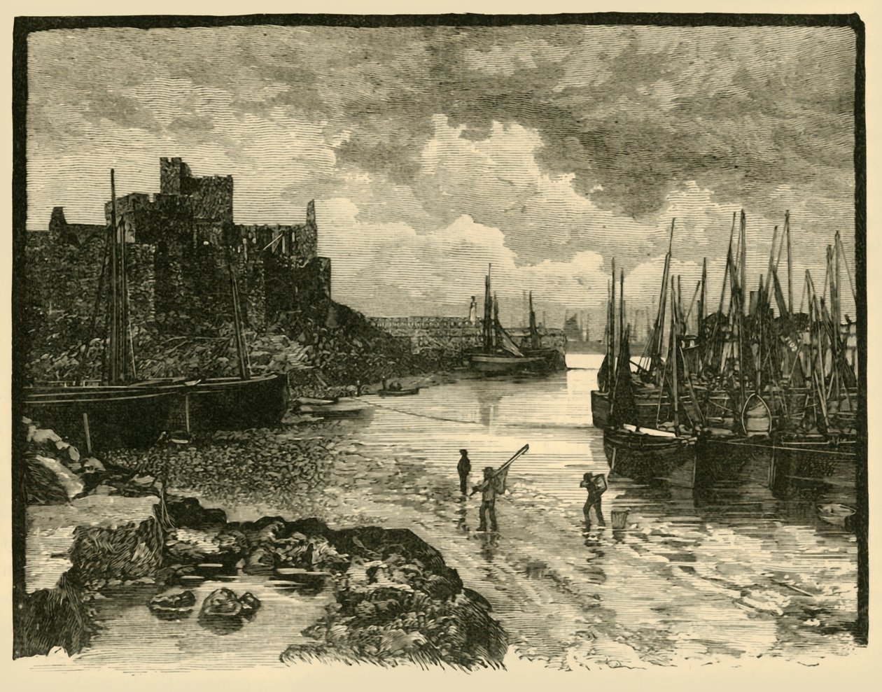 Hrad Peel, 1898. od Unbekannt