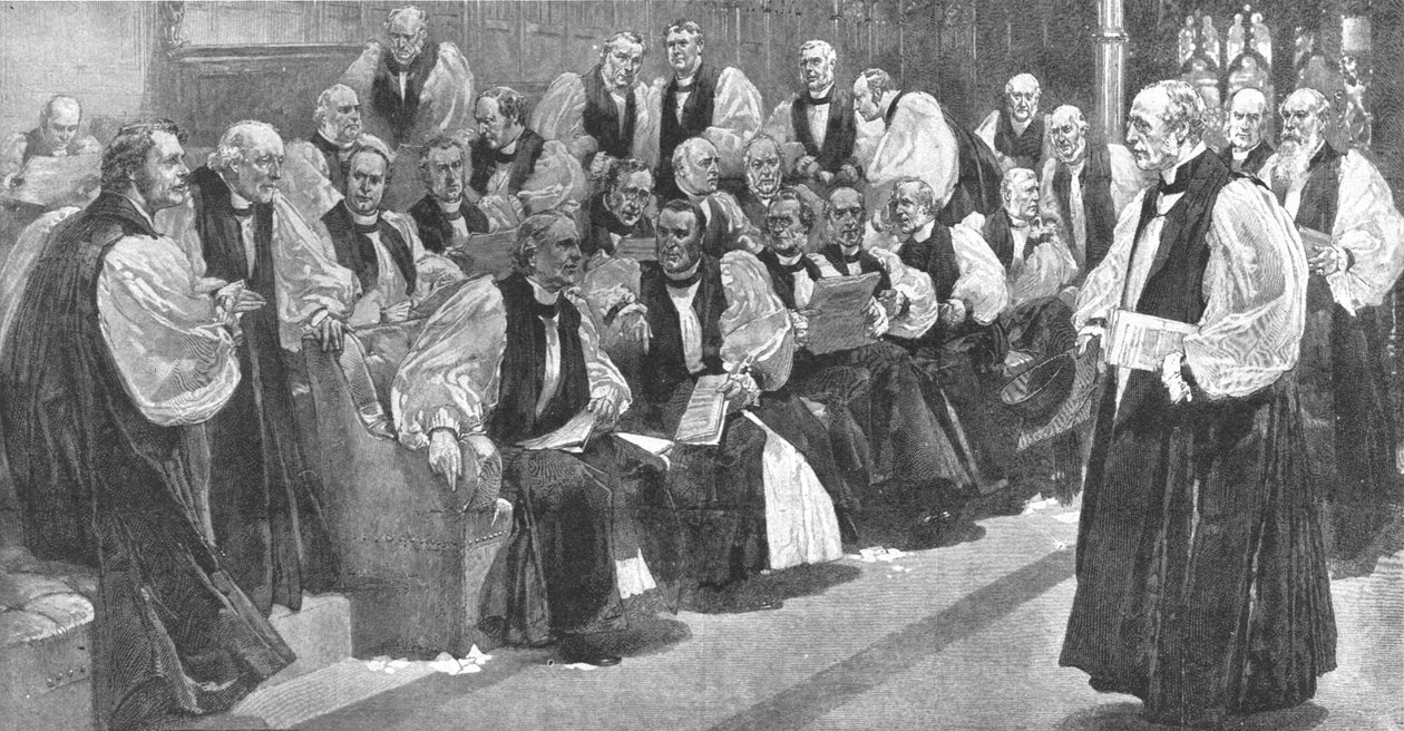 Peers Spiritual ve Sněmovně lordů v roce 1894, 1901. od Unbekannt