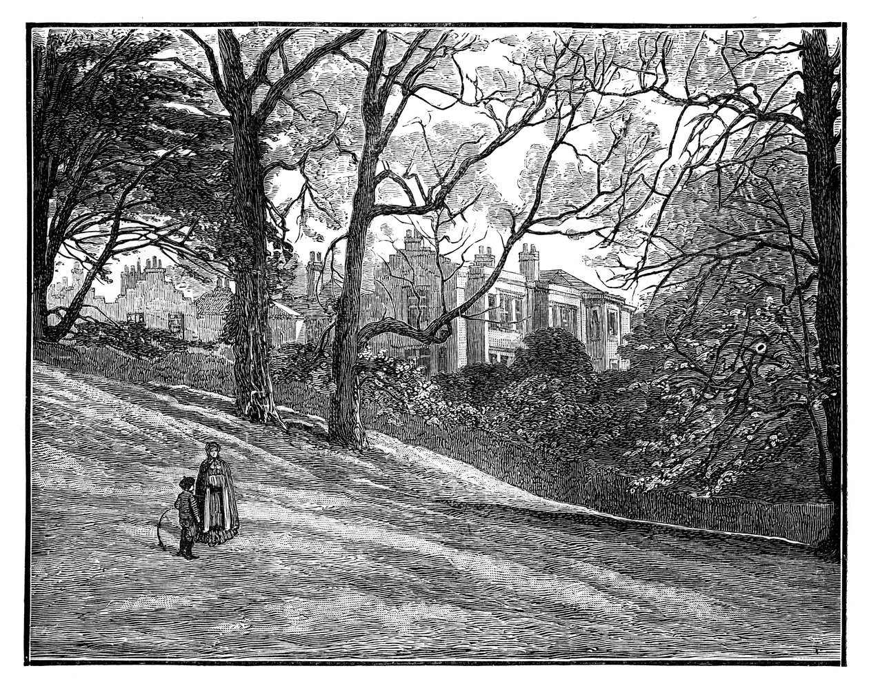 Pembroke Lodge, Richmond, Londýn, c1888 od Unbekannt