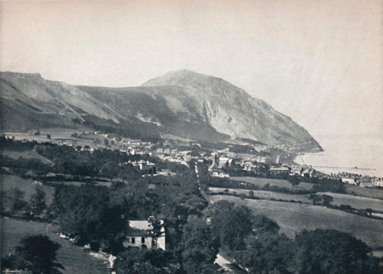 Penmaenmawr - Město, hory a moře, 1895 od Unbekannt