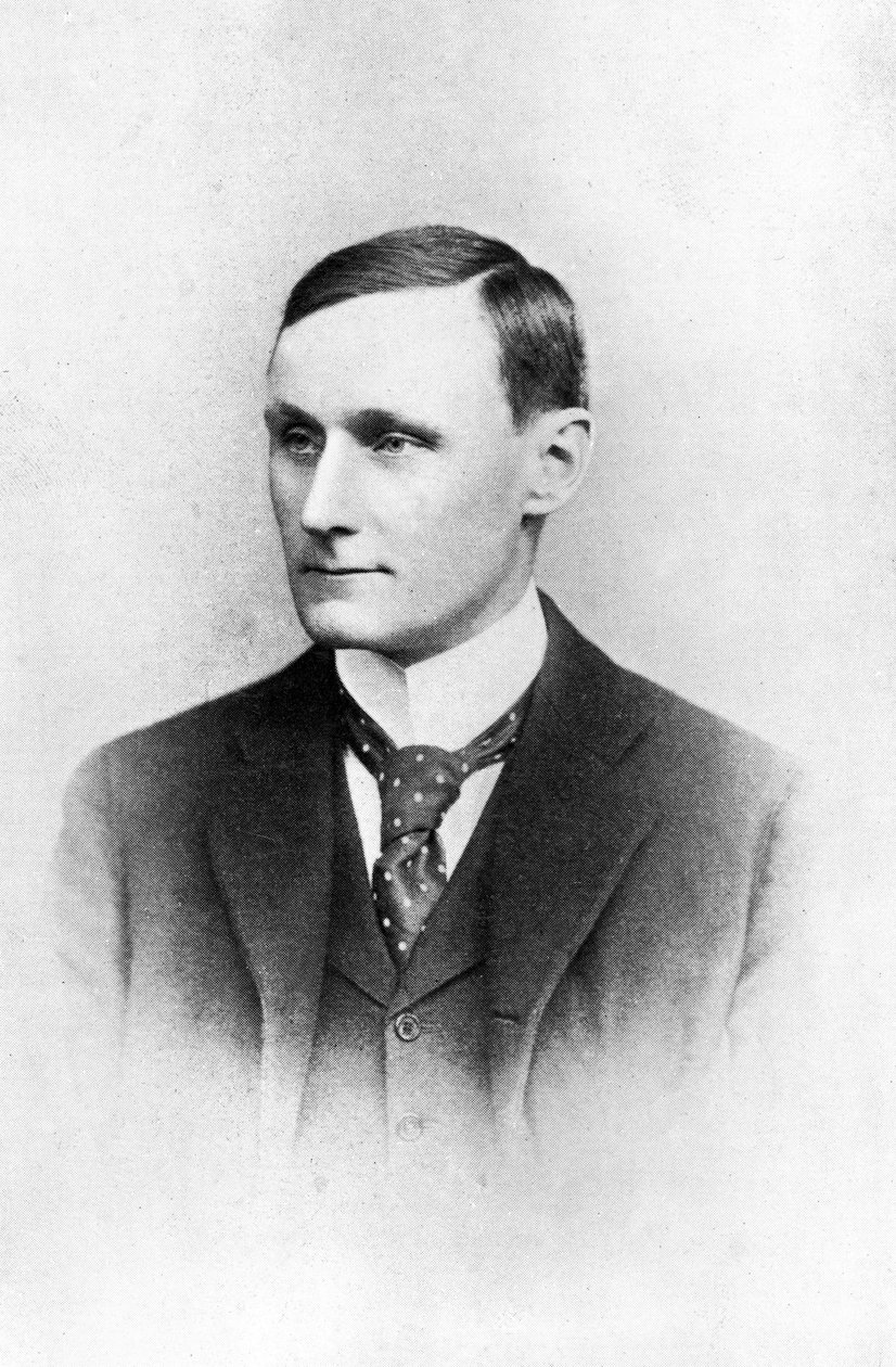 Percy Sinclair Pilcher, anglický konstruktér a kluzák vzduchoplavec, c 1895 od Unbekannt