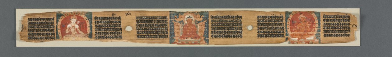 Dokonalost moudrosti v osmi tisících řádcích: Ashtasahasrika Prajnaparamita...recto, 1119. od Unbekannt