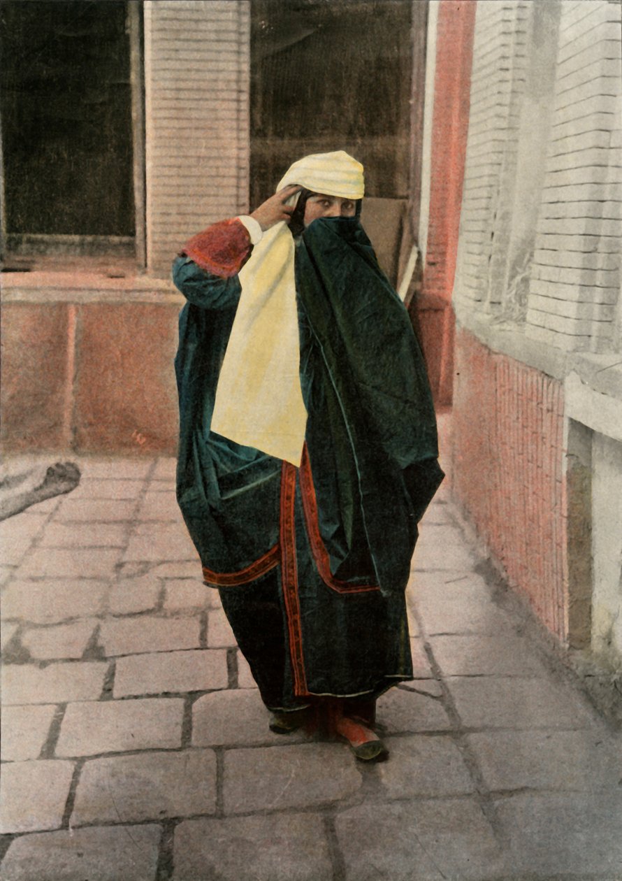Persane En Costume De Ville, Peršan v městských šatech, 1900. od Unbekannt