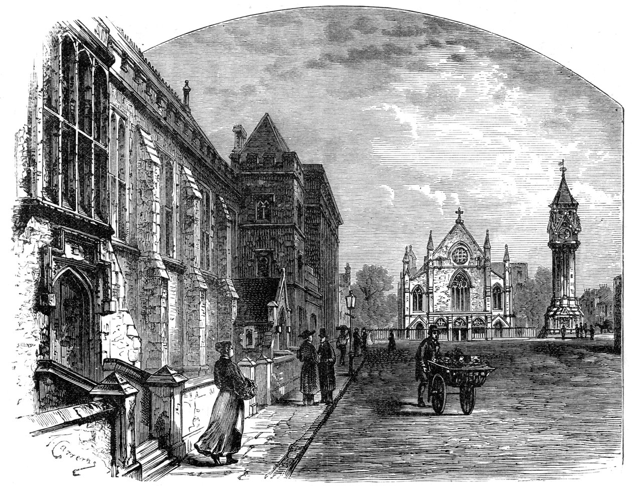 Pery Square, Limerick. c19. století od Unbekannt