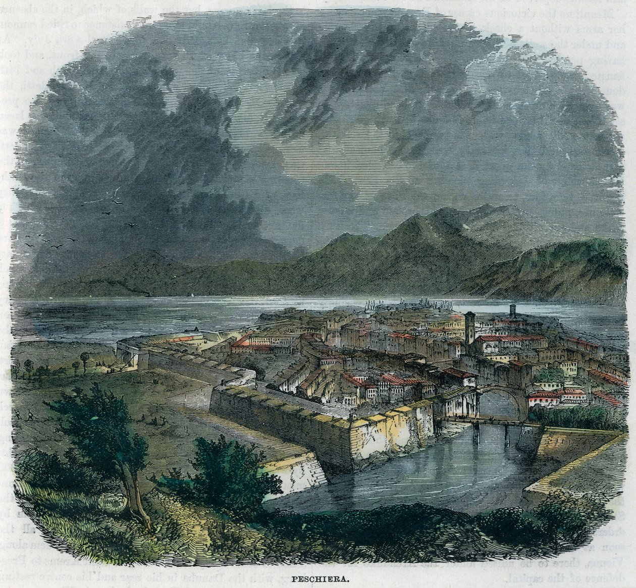 Peschiera del Garda, Itálie, c1875 od Unbekannt