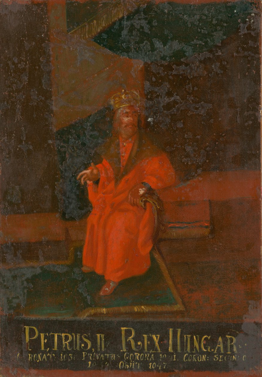 Peter Orseolo, král uherský, první polovina 18. od Unbekannt