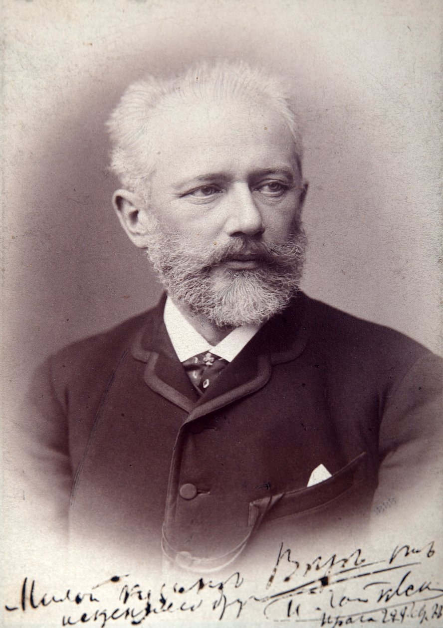 Peter Čajkovskij , ruský skladatel, 1888 od Unbekannt