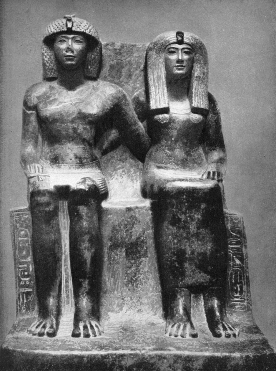 Faraon Thutmose IV a jeho královna, 1933-1934 od Unbekannt