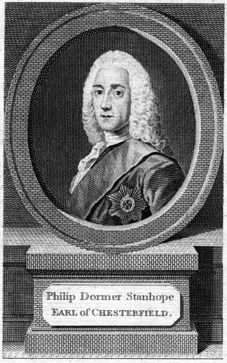 Philip Dormer Stanhope 1694-1773, 4. hrabě z Chesterfieldu, 19. stol. od Unbekannt