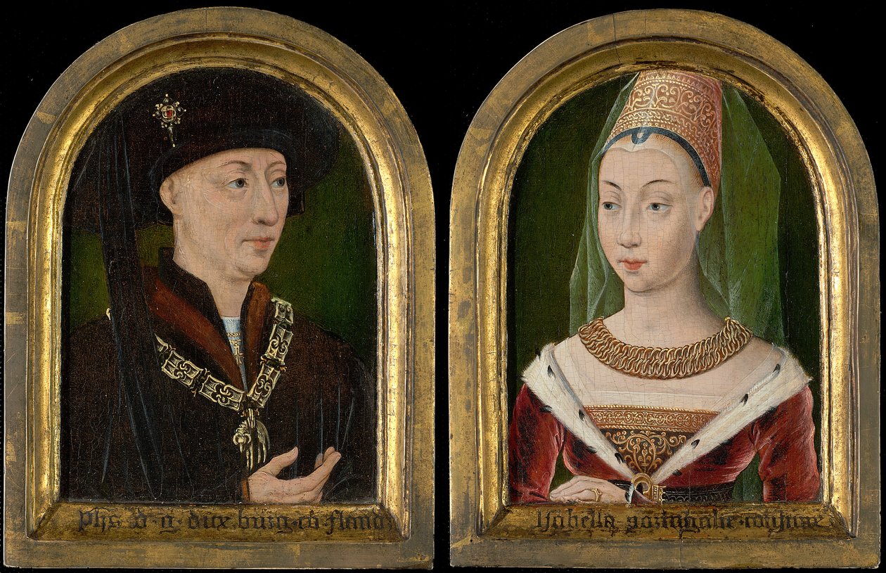 Filip Dobrý, vévoda burgundský, Isabela Bourbonská, c. 152030. od Unbekannt