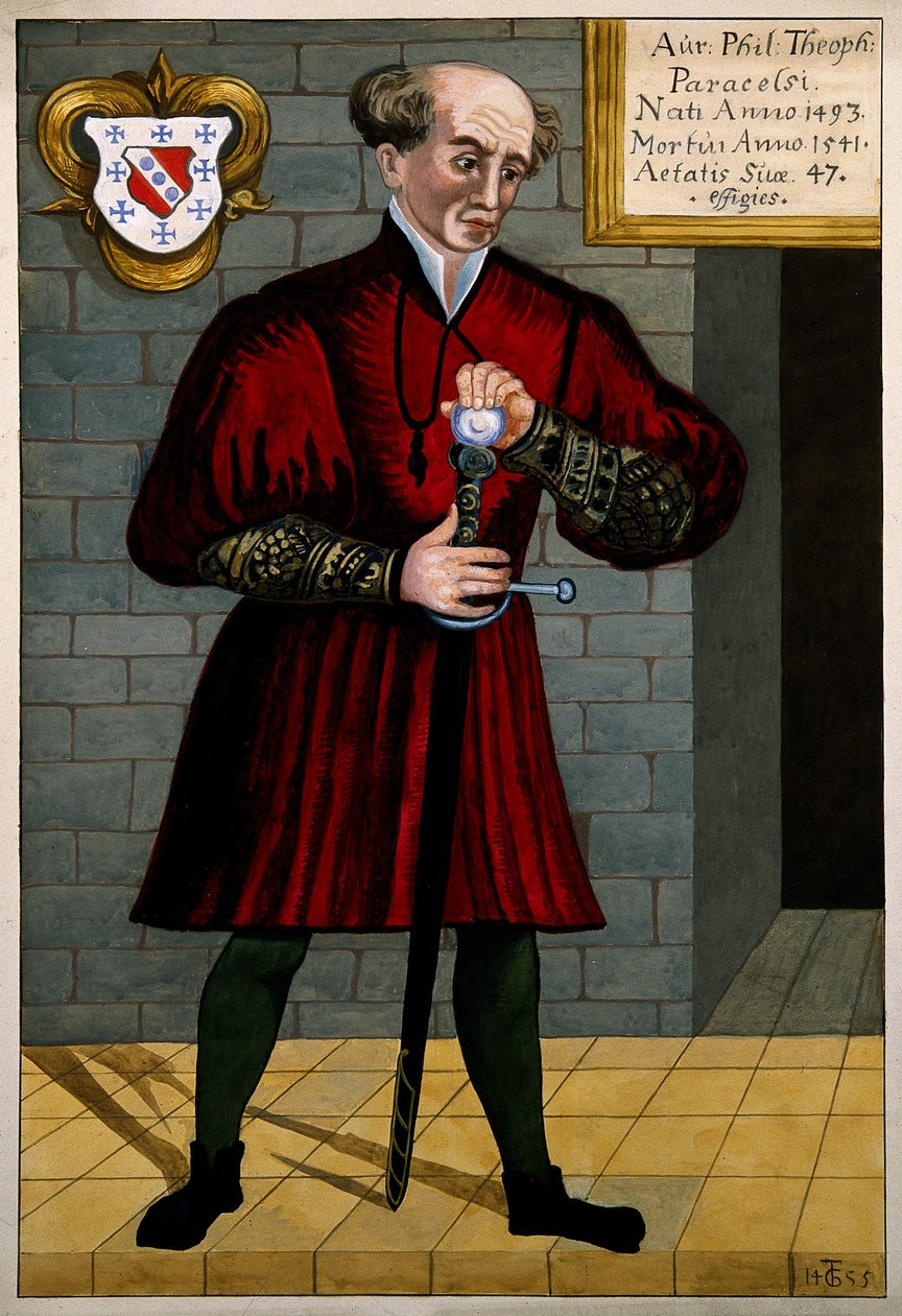 Philippus Theophrastus Aureolus Bombastus von Hohenheim Paracelsus, c. 1550 od Unbekannt