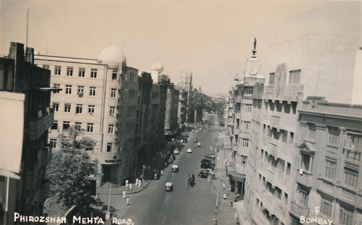 Phirozshah Mehta Road, Bombaj. od Unbekannt