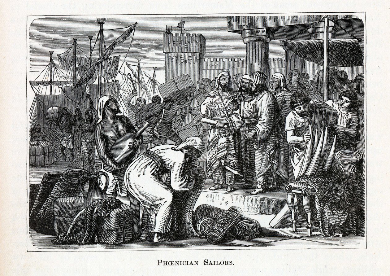 Féničští námořníci, 1882 od Unbekannt