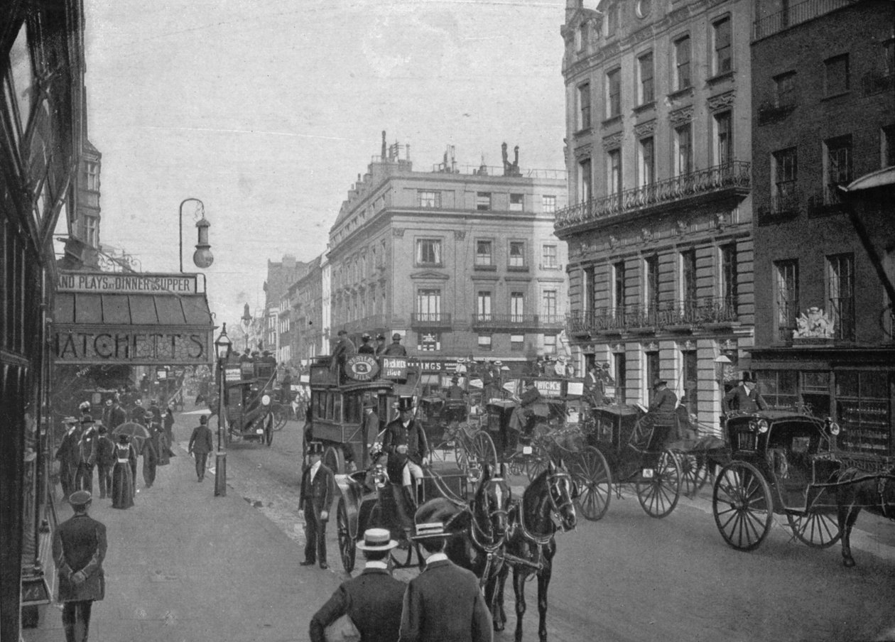 Piccadilly, Londýn, c1900 1901 od Unbekannt