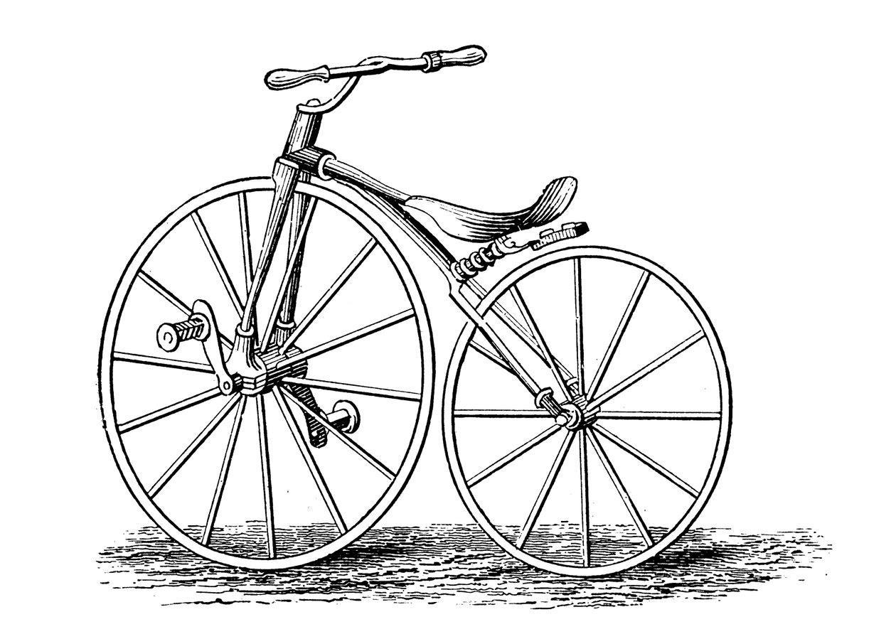 Kolo Pickerings s klikou a pedálem, americký design, c1860s c1880 od Unbekannt
