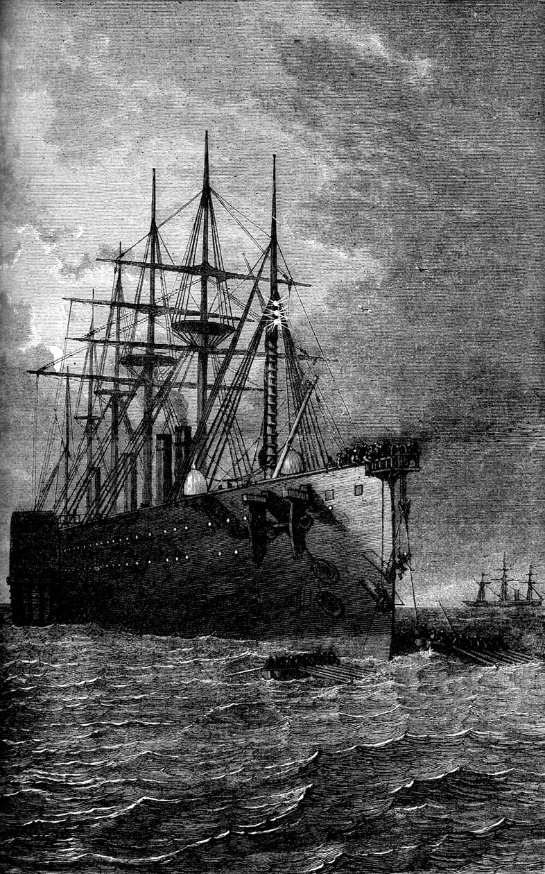 Vyzvednutí atlantického kabelu, 1866 c1880 od Unbekannt