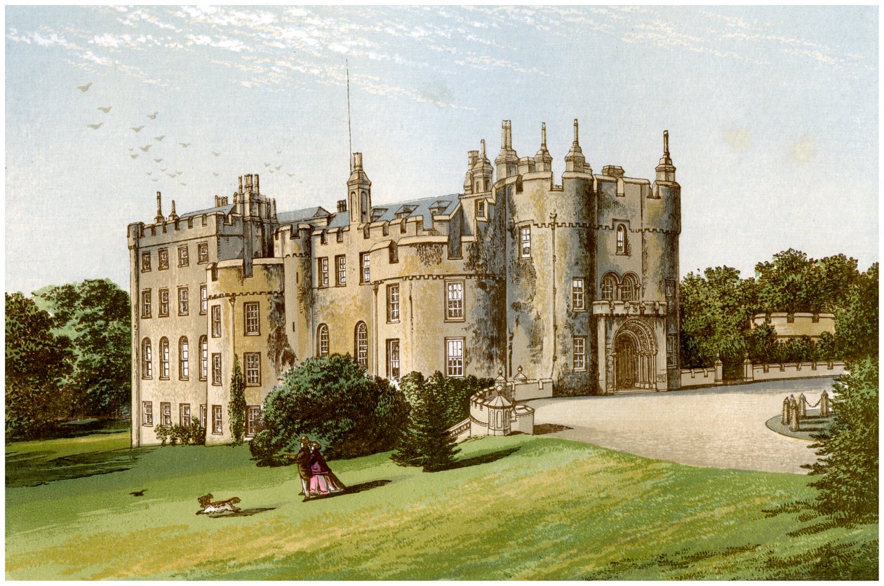 Picton Castle, Pembrokeshire, Wales, domov rodiny Phillips, c1880 od Unbekannt