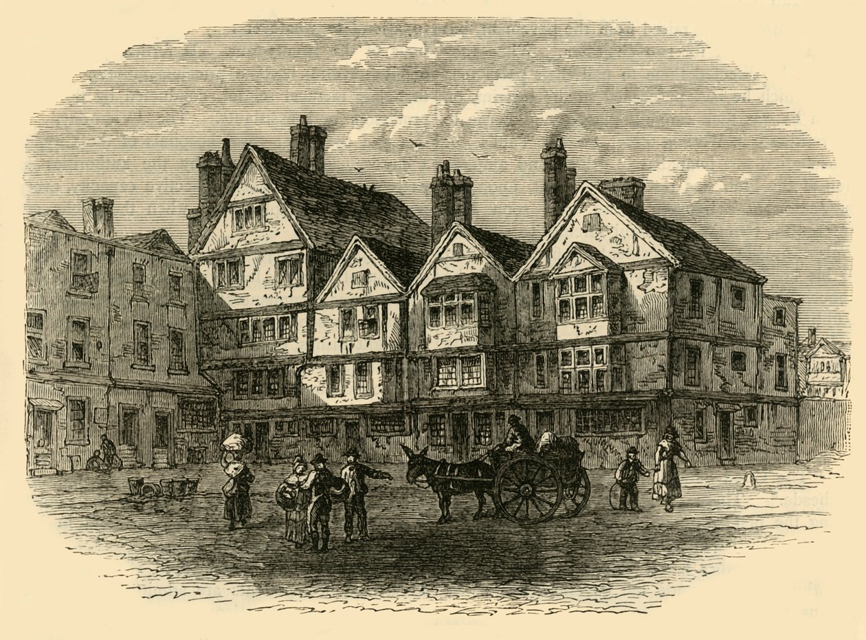 Koláčový roh v roce 1789, c1872. od Unbekannt