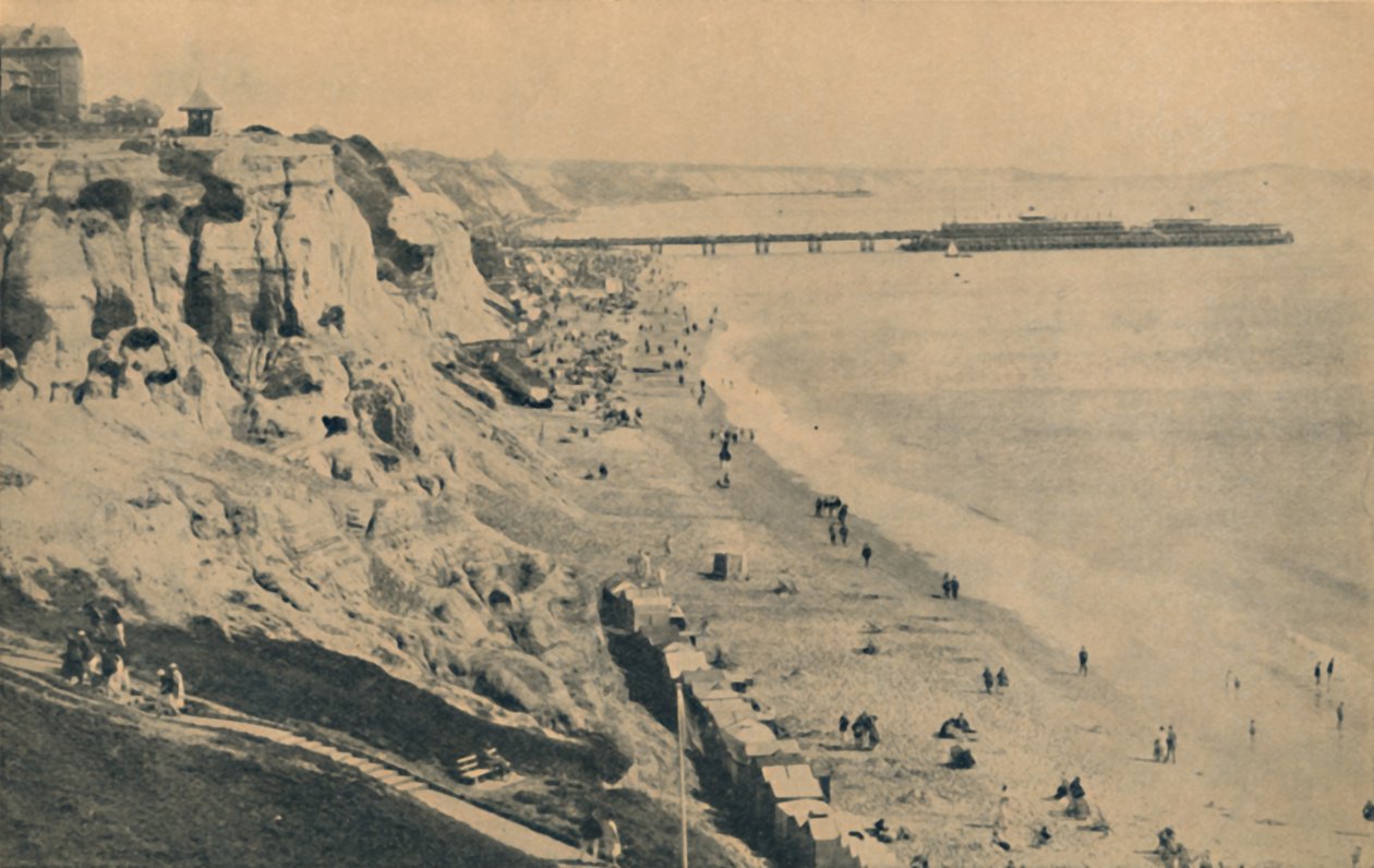 Pier and Sands z mola Dudley Chine Boscombe v dálce, 1929 od Unbekannt