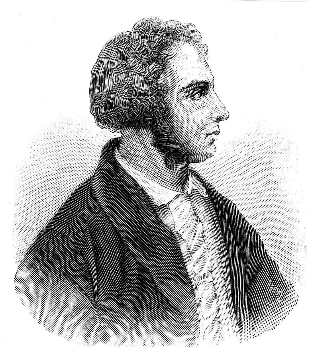 Pierre-Simon Ballanche 1776-1847, francouzský sociální a náboženský filozof od Unbekannt