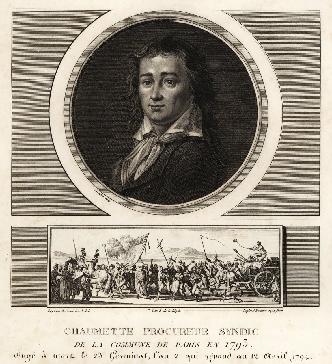 Pierre Gaspard Chaumette, syndický žalobce Komuny, ateista od Unbekannt