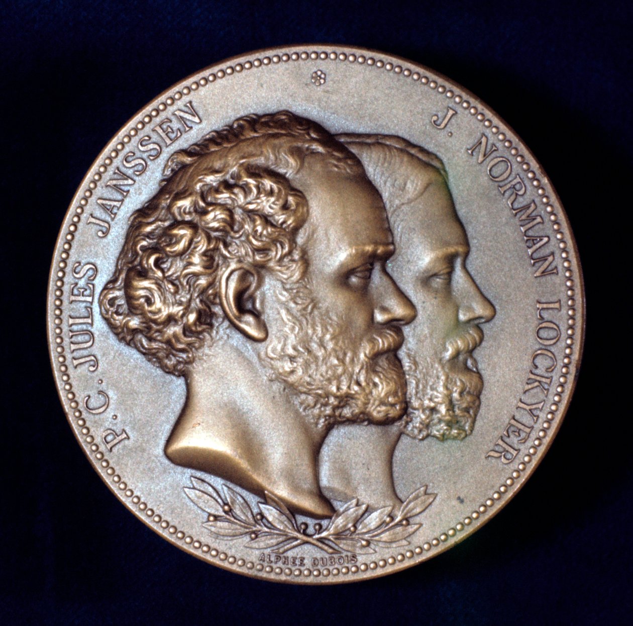 Pierre Janssen a Joseph Norman Lockyer, francouzští a angličtí astronomové, 1868 od Unbekannt