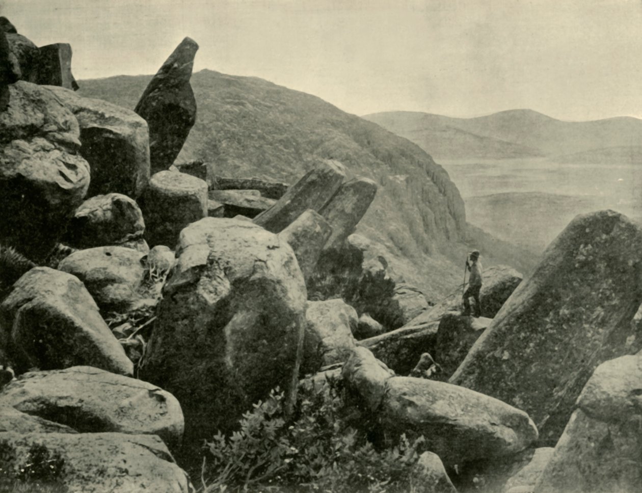 Pinnacle & Organ Pipes, Mount Wellington, 1901. od Unbekannt