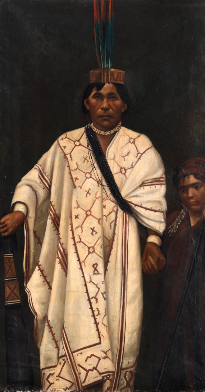Indiánský náčelník Piro, ca. 1890-1892. od Unbekannt