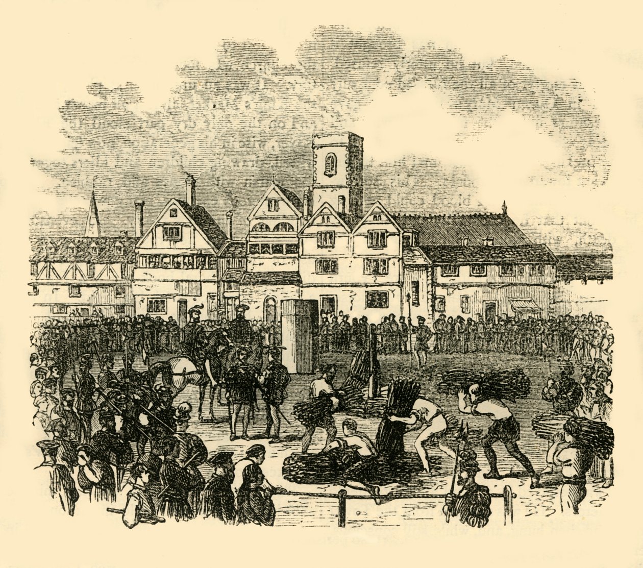 Místo popravy v Old Smithfield, c1872. od Unbekannt