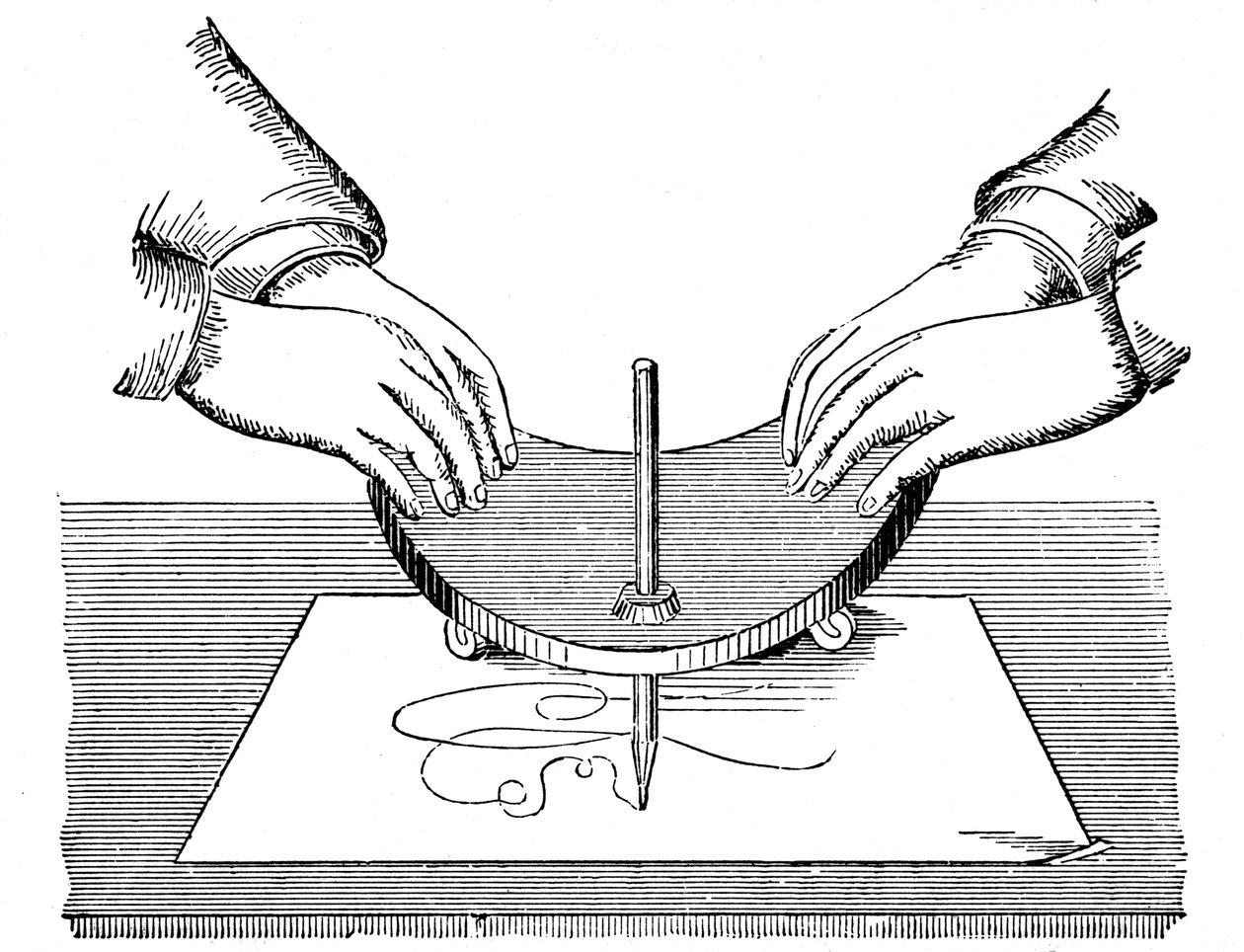 Deska Planchette nebo Ouija, 1885 od Unbekannt