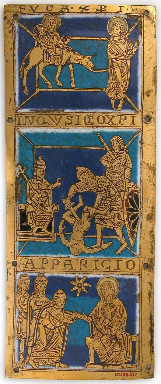 Deska z přenosného oltáře s výjevy z Ježíšova života, německy, ca. 1160-80. od Unbekannt