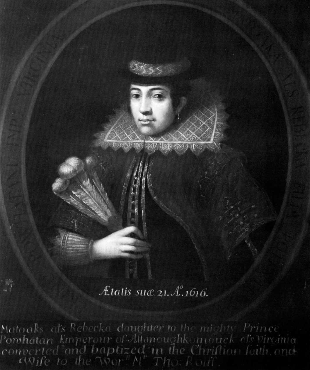 Pocahontas, 1616 od Unbekannt