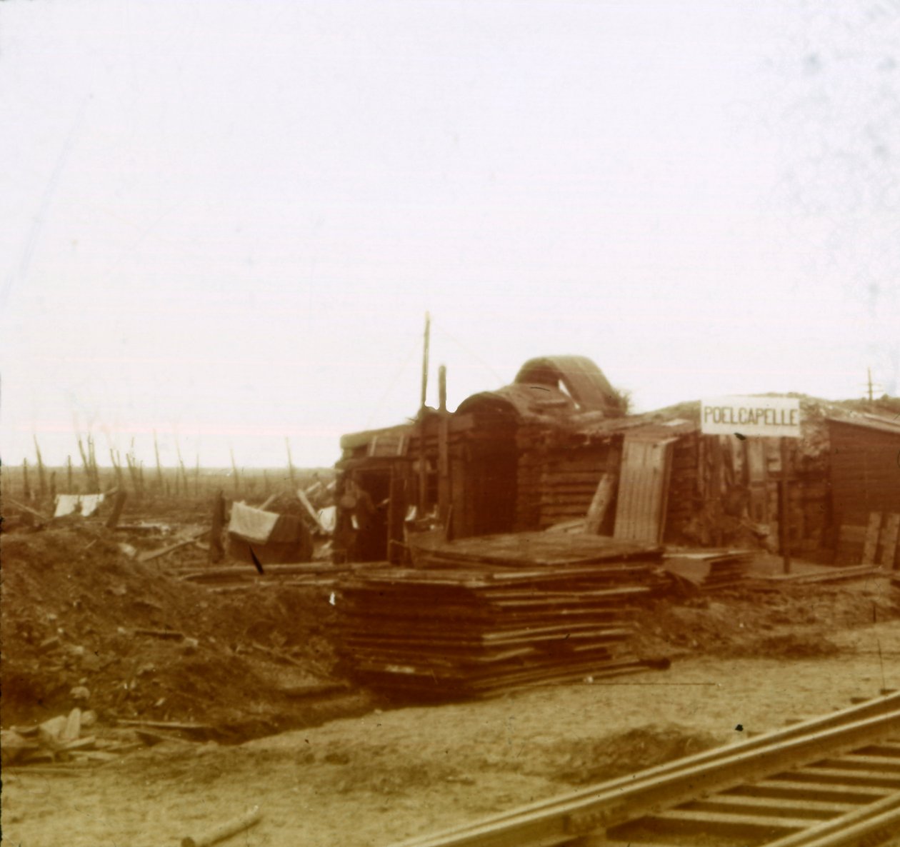 Poelcapelle, Flandry, Belgie, c1914-c1918 od Unbekannt