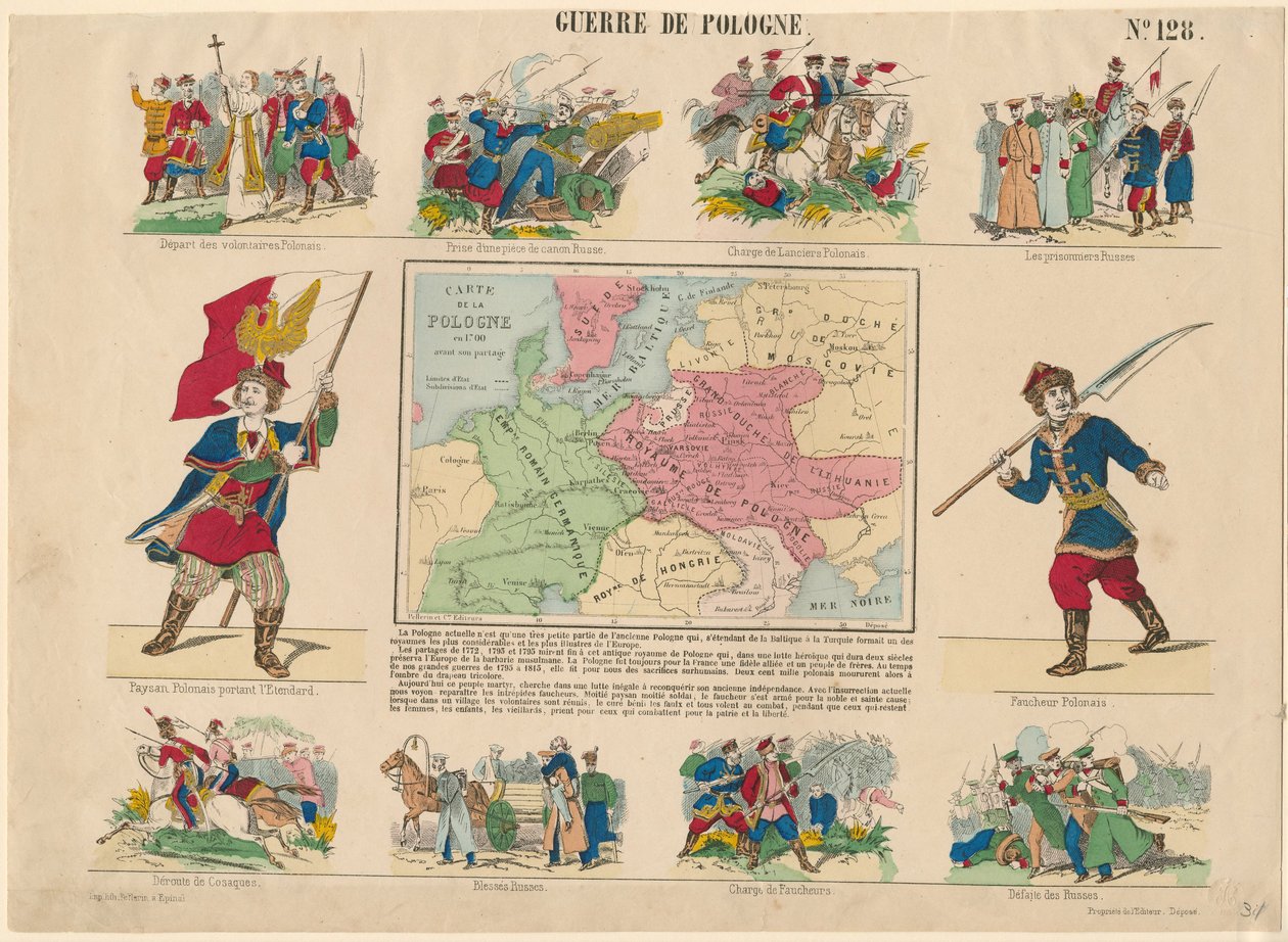 Polská válka, 1831 od Unbekannt
