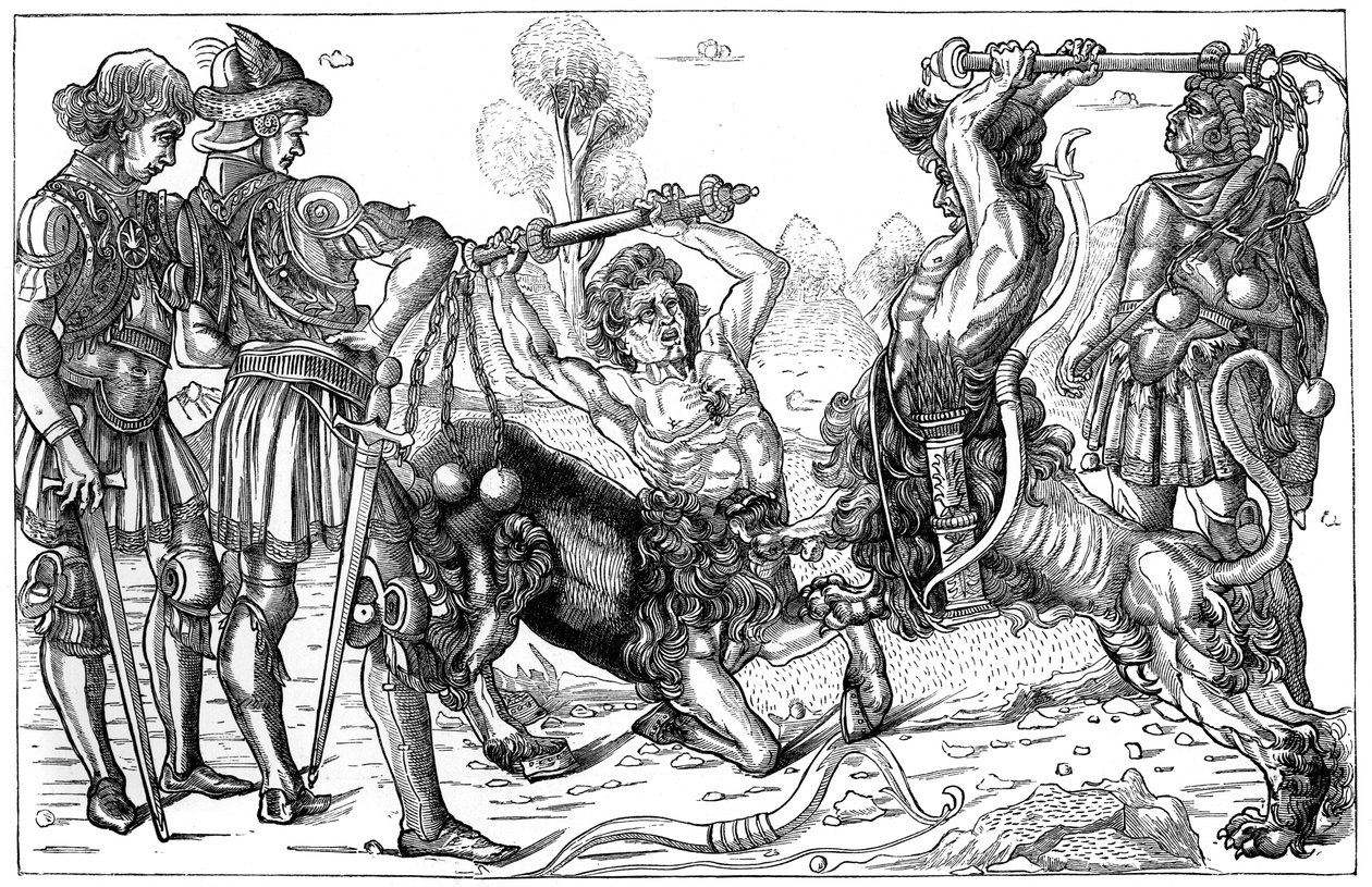 Pollaiuolos Boj Kentaurů, 1882 od Unbekannt