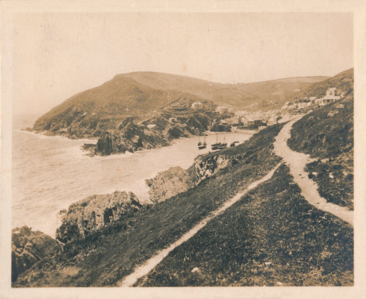 Polperro z rozhledny, 1927 od Unbekannt
