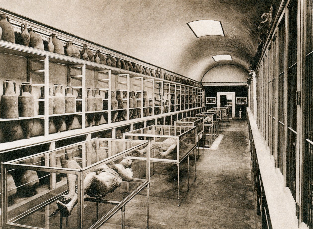Pompejské muzeum, Pompeje, Itálie, c1900 od Unbekannt