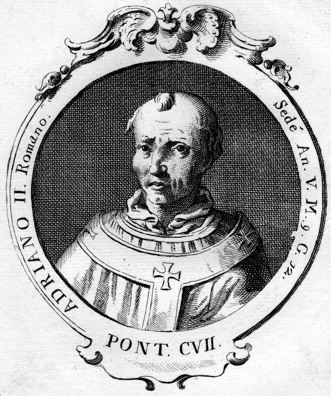 Papež Adrian II od Unbekannt