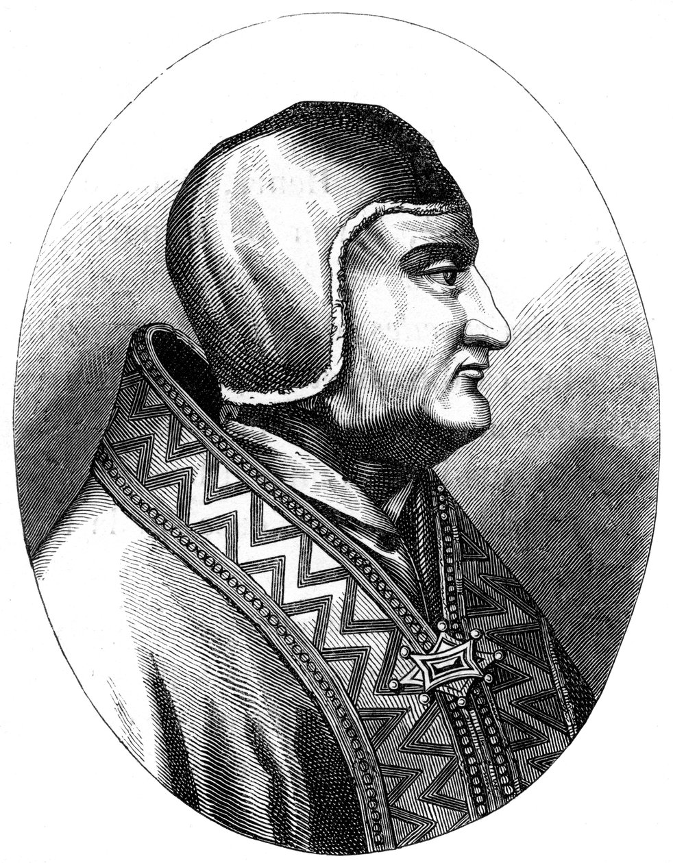 Papež Klement IV d1268, 1849 od Unbekannt