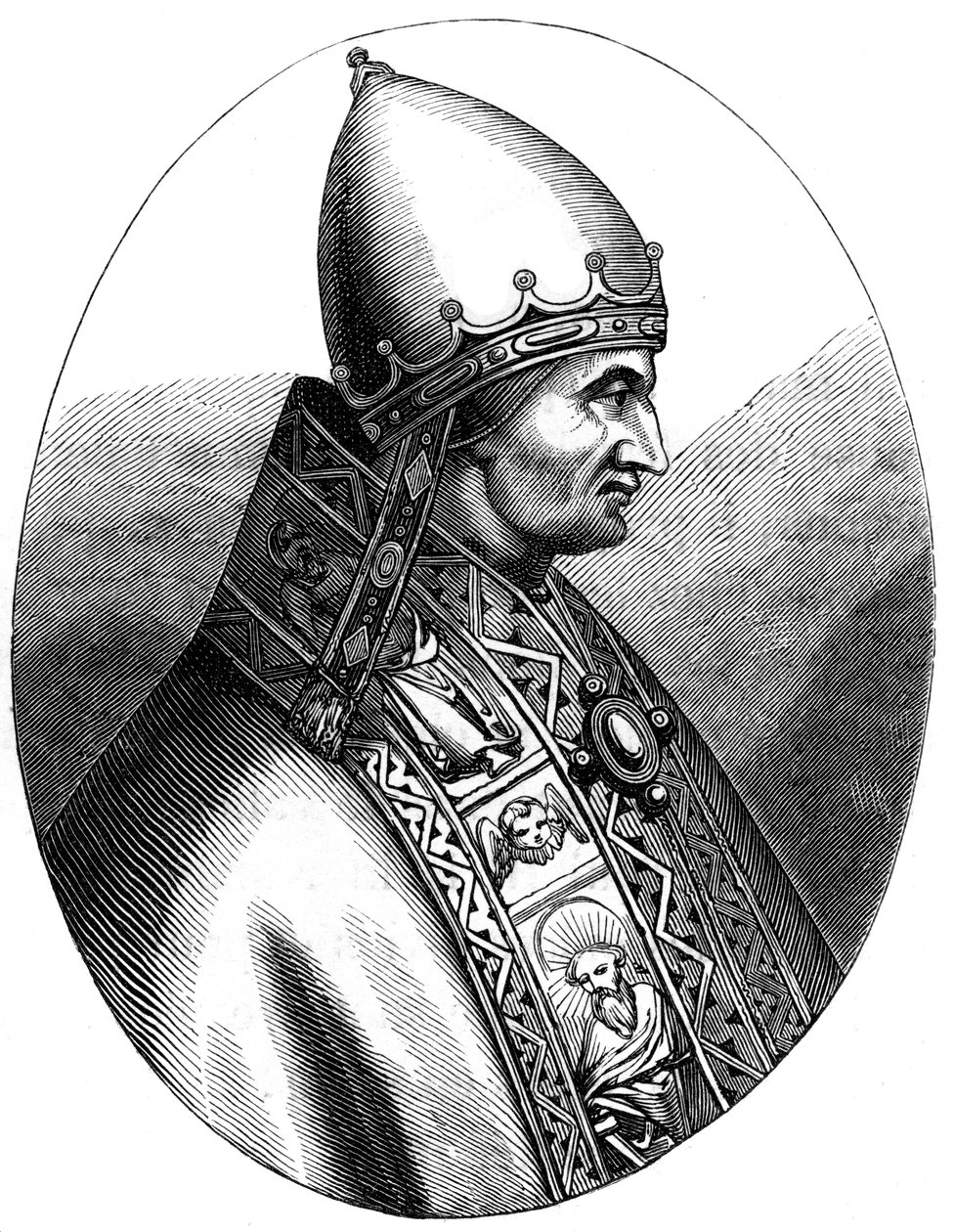 Papež Innocent IV 1180-1254, 1849 od Unbekannt