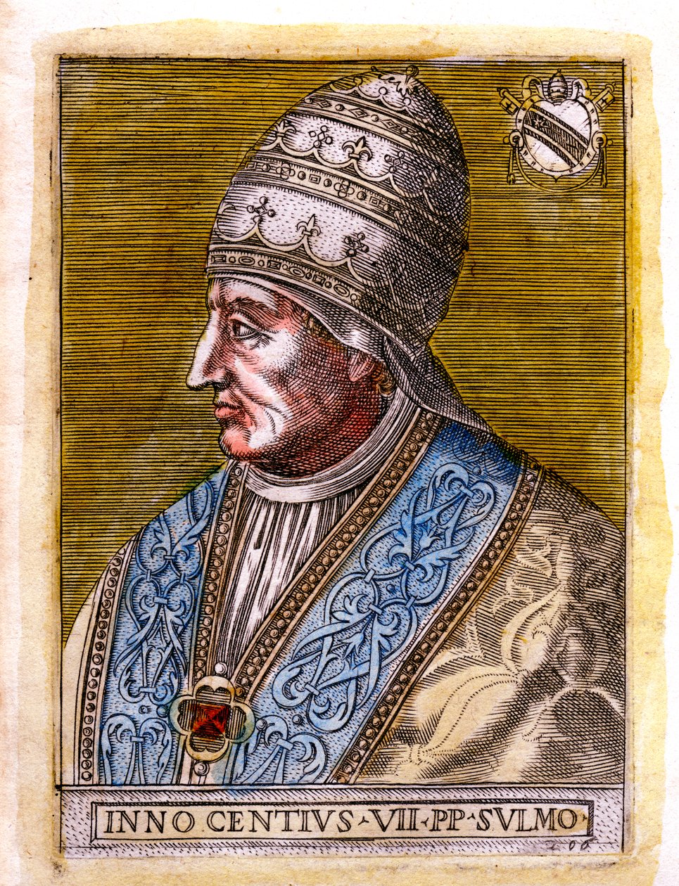 Papež Innocent VII c1336-1406, c19. století od Unbekannt